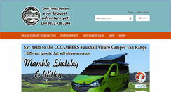 Desktop Screenshot of cccampers.co.uk